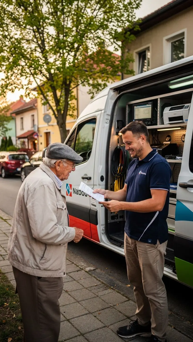 Technik opravuje auto podľa správy o poruche, ktorá obsahuje presný zoznam odporúčaných opráv a časový harmonogram.